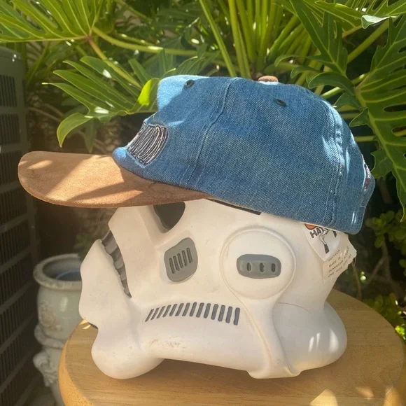 Disneyland Blue and Brown Denim Cap - Picture 2 of 4